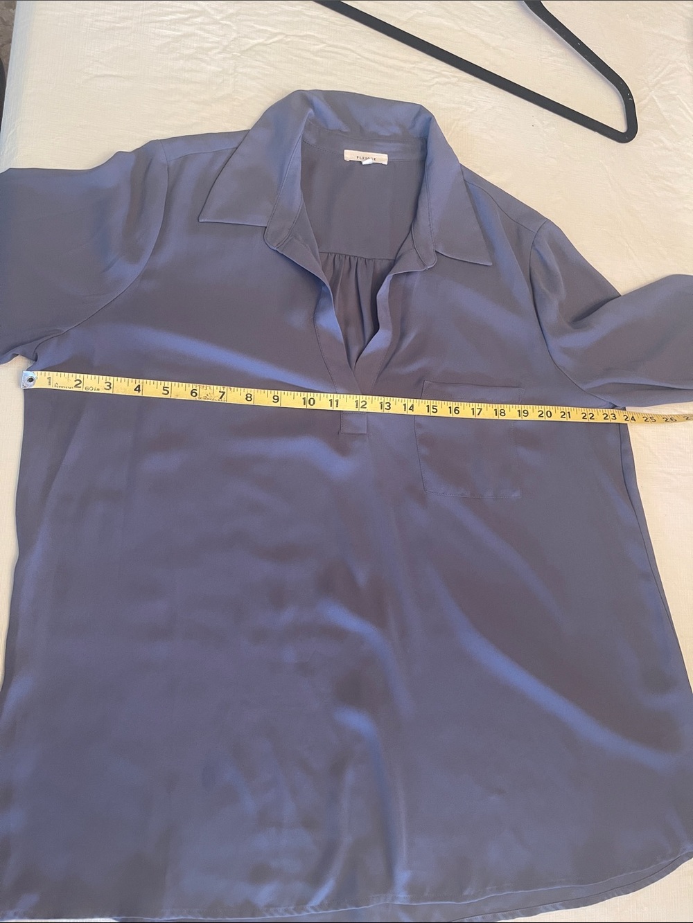 Pleione Women’s Top in Dusty Blue EUC Size XL - Picture 9 of 13